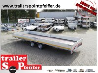 Eduard 3500 KG Hochlader - Gebremste Doppelachser - 6.0x2.2m - Ladehöhe:63 cm - 195/50R13 - Bordwände 30cm