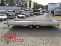 Eduard 3500 KG Hochlader - Gebremste Doppelachser - 6.0x2.2m - Ladehöhe:63 cm - 195/50R13 - Bordwände 30cm