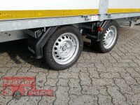 Eduard 3500 KG Hochlader - Gebremste Doppelachser - 6.0x2.2m - Ladehöhe:63 cm - 195/50R13 - Bordwände 30cm