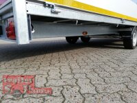 Eduard 3500 KG Hochlader - Gebremste Doppelachser - 6.0x2.2m - Ladehöhe:63 cm - 195/50R13 - Bordwände 30cm