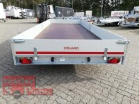 Eduard 3500 KG Hochlader - Gebremste Doppelachser - 6.0x2.2m - Ladehöhe:63 cm - 195/50R13 - Bordwände 30cm