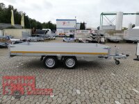 Eduard 2000 KG Hochlader - Gebremste Doppelachser - 4.0x2.0m - Ladehöhe:72 cm - 165R13 - Bordwände 30cm