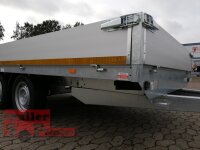Eduard 2000 KG Hochlader - Gebremste Doppelachser - 4.0x2.0m - Ladehöhe:72 cm - 165R13 - Bordwände 30cm