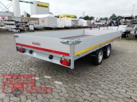 Eduard 2000 KG Hochlader - Gebremste Doppelachser - 4.0x2.0m - Ladehöhe:72 cm - 165R13 - Bordwände 30cm