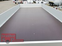 Eduard 2000 KG Hochlader - Gebremste Doppelachser - 4.0x2.0m - Ladehöhe:72 cm - 165R13 - Bordwände 30cm