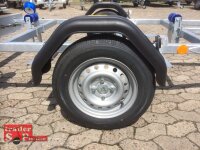TPV BA 750-R - Bootstrailer für (Motor-)Boote bis 5,5 m - Doppelrollen - 750kg - ungebremst -100km/h -13 pol. Stecker