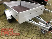 TPV TL-EB2 Tieflader Anhänger - 1000 kg - gebremst - Zurrösen - 13 pol. Stecker