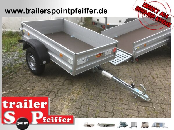 Böckmann TL-AL 1711/75 ALU Tieflader Anhänger - ungebremst