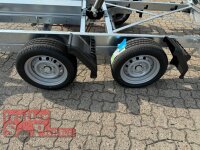 EDUARD 3318 -GD- 3 Seitenkipper, Auffahrschienen, Bordwände 30cm -3000kg- E & H-Pumpe - Lfh: 63cm -195/50R13 mit 3318 - AufsatzBordwände pendelbar - 30cm hoch + Flachplane + Bluetoothwächter