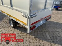EDUARD 2615 -GE- Heckkipper, Bordwände 30cm -1500kg- H-Pumpe - Lfh: 63cm -195/50R13 mit Stahl - Kastenaufsatz (NB) - 100 KM/H