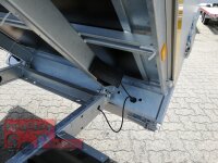 Eduard 2000 KG Rückwärtskipper - Gebremster Doppelachser - 2.6x1.5m - Ladehöhe:72 cm - 155R13 mit ALU Aufsatzwänden