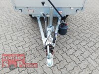 Eduard 2000 KG Rückwärtskipper - Gebremster Doppelachser - 2.6x1.5m - Ladehöhe:72 cm - 155R13 mit ALU Aufsatzwänden