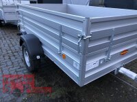 Böckmann TL-AL 2515/135 ALU Tieflader Anhänger - gebremst - ALU Kastenaufsatz