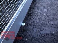 Böckmann TL-AL 2513/135 ALU Tieflader Anhänger - gebremst mit Gitteraufsatz