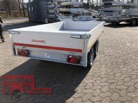 Eduard 2700 KG Rückwärtskipper - Gebremster Doppelachser - 2.6x1.5m - Ladehöhe:63 cm - 195/50R13 - Bordwände 30cm - E-Pumpe