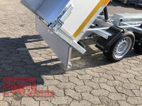 Eduard 2700 KG Rückwärtskipper - Gebremster Doppelachser - 2.6x1.5m - Ladehöhe:63 cm - 195/50R13 - Bordwände 30cm - E-Pumpe