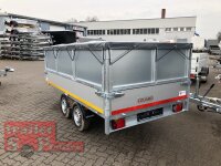EDUARD 3116 -GD- Hochlader, Bordwände 30cm -2000kg- Lfh: 72cm -155R13 mit Stahl - Kastenaufsatz - Flachplane - 3 Bügel
