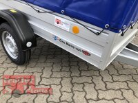 TPV TL-AL EU2 Doppelwandige ALU Bordwand - Anhänger mit Hochplane 125 cm Innenhöhe - ungebremst - 100 KM/H