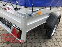 TPV TL-AL EU2 Doppelwandige ALU Bordwand - Anhänger mit Hochplane 125 cm Innenhöhe - ungebremst - 100 KM/H