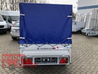 TPV TL-AL EU2 Doppelwandige ALU Bordwand - Anhänger mit Hochplane 125 cm Innenhöhe - ungebremst - 100 KM/H