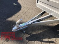 TPV TL-EU2010/75AL Tieflader Anhänger - 750 kg - ungebremst - 100 KM/H - Zurrösen - 13 pol. Stecker - Doppelwandige ALU Bordwand