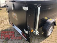 TPV KT-EU2 Koffer - black / schwarz  Deckelanhänger - ungebremst mit Dachreling - 100 KM/H
