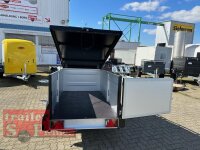 TPV KT-EB2 Koffer - 1000 KG - Deckelanhänger - gebremst mit Dachreling - 100 KM/H