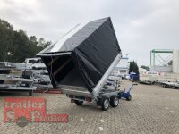 Böckmann RK-AL 2516/27 Alu - Rückwärtskipper mit Niederfahrwerk und Hochplane SP-Line mit Rollo