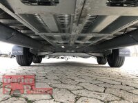 Eduard 3000 KG Multitransporter - Gebremste Doppelachser - 5.0x2.0m - Ladehöhe:56 cm - 195/55R10 - Bordwände 30cm - Rampen / Winde - mit Schiebeplane links und rechts