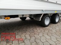 TPV HL-TBH 4520/27-B  - 2,7t Fahrzeugtransporter mit Bordwände - 195/55R10 - ALU Rampen - mit Hochplane SP-Line / Schiebeplanen und Rollo