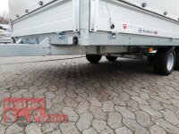 TPV HL-TBH 4520/27-B  - 2,7t Fahrzeugtransporter mit Bordwände - 195/55R10 - ALU Rampen - mit Hochplane SP-Line / Schiebeplanen und Rollo