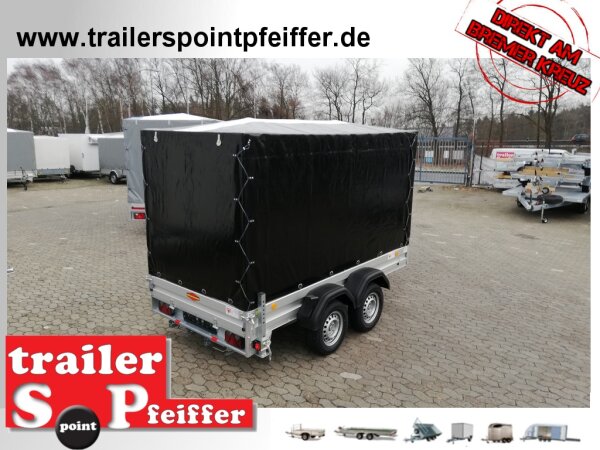 Böckmann TL-AL 3015/20 SR ALU Tieflader mit Auffahrrampen und Hochplane SP-Line