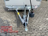 Eduard 2700 KG Rückwärtskipper - Gebremster Doppelachser - 3.1x1.8m - Ladehöhe:63 cm - 195/50R13 - Bordwände 30cm - Auffahrschienen - Schwerlaststützen