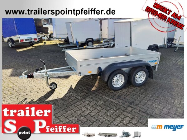 WM Meyer BT 2025/126  ALU Kastenanhänger Tandem gebremst