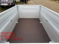 Böckmann TL-AL 2111/75 ALU Tieflader Anhänger - ungebremst mit Stahl - Kastenaufsatz 35 cm