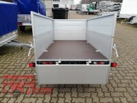 Böckmann TL-AL 2111/75 ALU Tieflader Anhänger - ungebremst mit Stahl - Kastenaufsatz 35 cm