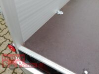 Böckmann TL-AL 2111/75 ALU Tieflader Anhänger - ungebremst mit Stahl - Kastenaufsatz 35 cm