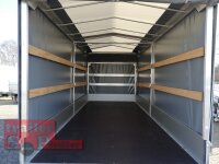EDUARD 5020 -GD- Hochlader, Auffahrschienen & Winde, Bordwände 30cm -2700kg- Lfh: 63cm -195/50R13 mit Hochplane SP-Line ÖKO Schräge