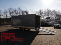 EDUARD 5020 -GD- Hochlader, Auffahrschienen & Winde, Bordwände 30cm -2700kg- Lfh: 63cm -195/50R13 mit Hochplane SP-Line ÖKO Schräge