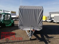 EDUARD 5020 -GD- Hochlader, Auffahrschienen & Winde, Bordwände 30cm -2700kg- Lfh: 63cm -195/50R13 mit Hochplane SP-Line ÖKO Schräge