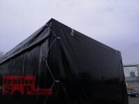 Eduard 2700 KG Hochlader - Gebremste Doppelachser - 3.3x1.8m - Ladehöhe:56 cm -  Bordwände 30cm mit Hochplane SP-Line und Schiebeplanen