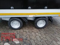 EDUARD 3318 -GD- Hochlader, Bordwände 30cm -2700kg- Lfh: 56cm -195/55R10 mit Hochplane SP-Line Schiebeplane links und rechts