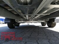 Eduard 2700 KG Multitransporter - Gebremste Doppelachser - 4.0x1.8m - Ladehöhe:56 cm - 195/55R10 - Bordwände 30cm mit Rampen und Winde