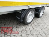 EDUARD 4020 -GD- Hochlader, Auffahrschienen, Bordwände 30cm -2700kg- Lfh: 63cm -195/50R13 mit 4020 - AufsatzBordwände pendelbar - 40cm Hoch - ALU Auffahrschienen
