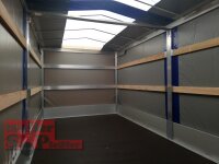 Eduard 3000 KG Multitransporter - Gebremste Doppelachser - 5.0x2.2m - Ladehöhe:56 cm - 195/55R10 - Auffahrschienen & Winde - Bordwände 30cm mit Hochplane SP Line