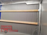 Eduard 3000 KG Multitransporter - Gebremste Doppelachser - 5.0x2.2m - Ladehöhe:56 cm - 195/55R10 - Auffahrschienen & Winde - Bordwände 30cm mit Hochplane SP Line