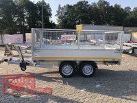 EDUARD 3116 -GD- Heckkipper, Auffahrschienen, Bordwände 30cm -2700kg- H-Pumpe - Lfh: 72cm -185/70R13 mit 3116 - Laubgitter pendelbar - 70cm hoch