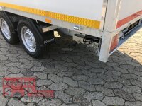 EDUARD 3116 -GD- Heckkipper, Auffahrschienen, Bordwände 30cm -2700kg- H-Pumpe - Lfh: 72cm -185/70R13 mit 3116 - Laubgitter pendelbar - 70cm hoch