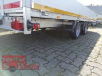 Eduard 3000 KG Multitransporter - Gebremste Doppelachser - 4.0x2.2m - Ladehöhe:56 cm - 195/55R10 - Auffahrschienen & Winde - Bordwände 30cm