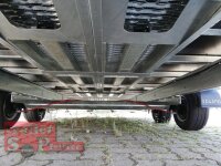 Eduard 3000 KG Multitransporter - Gebremste Doppelachser - 4.0x2.2m - Ladehöhe:56 cm - 195/55R10 - Auffahrschienen & Winde - Bordwände 30cm